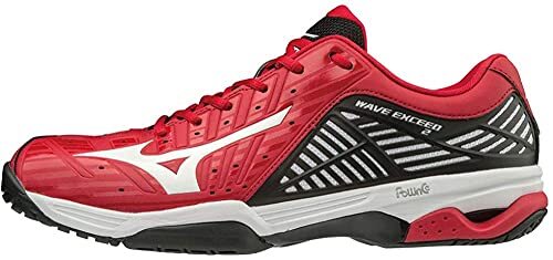 Mizuno Tennis Shoes WAVE EXCEED 2 WIDE OC 61GB1813 Red White Black
