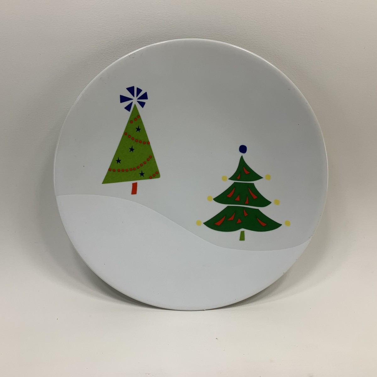 Gorham Christmas Splendor Xmas Trees inch Bread Dessert Plate Saucer