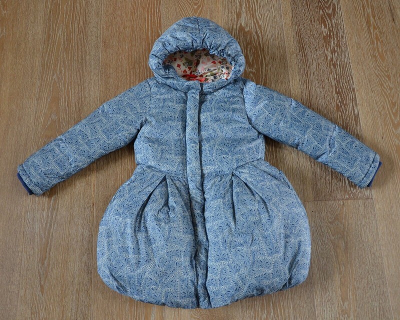 Oilily Girls Playing Cards Coat Size 7 EUC