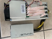 AntMiner L3+ 504MH/s ASIC Dogecoin/Litecoin Miner w/ Bitmain APW3 Power Supply