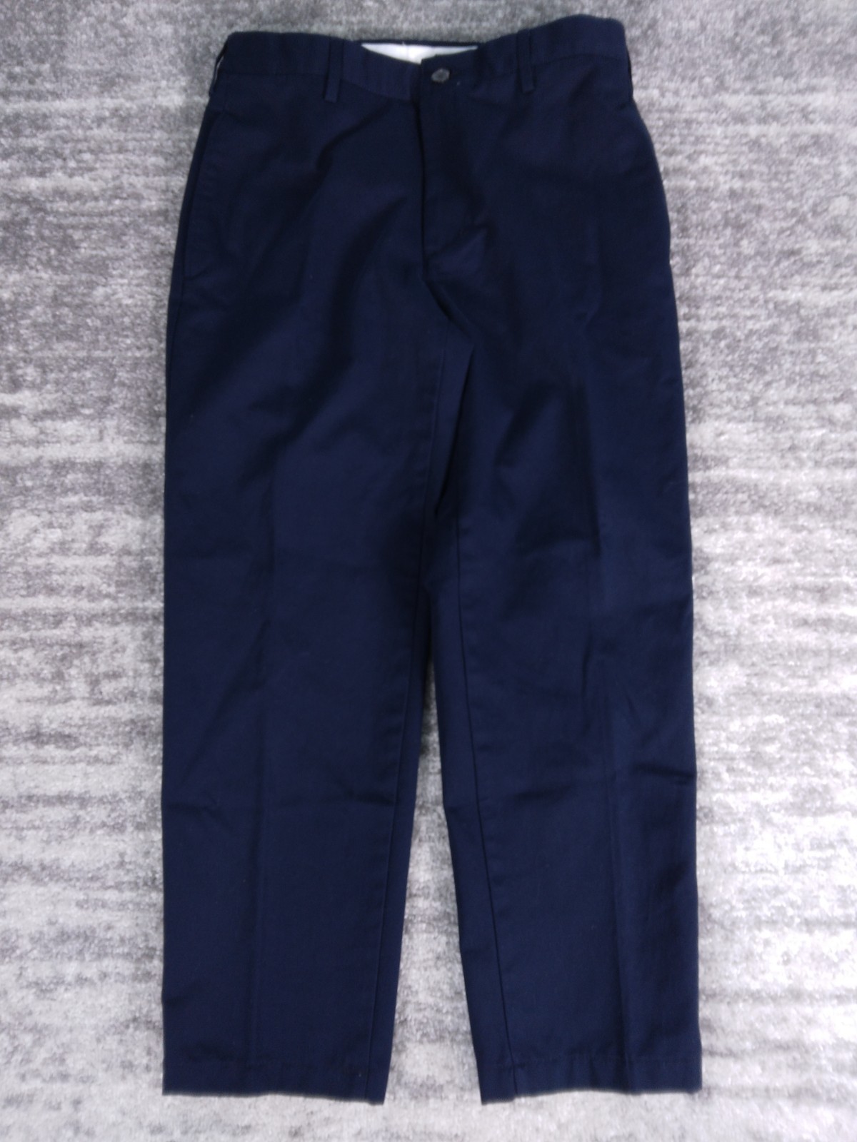 Lands' End Men's Pants 32 Blue Tailored Fit No Iron Chino 32x26