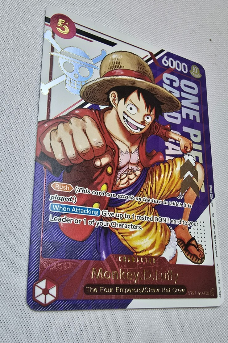 Monkey D Luffy ST21-014 Treasure Pack Promo Prize One Piece Card