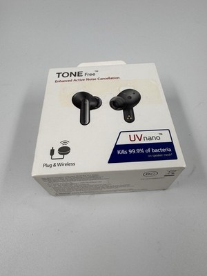 LG TONE Free Active Noise Cancellation (ANC) FN7 Wireless Earbuds w/ Meridian