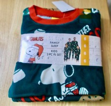 PEANUTS CHRISTMAS UNISEX FAMILY SLEEP PJs - SIZE 6 - NWT