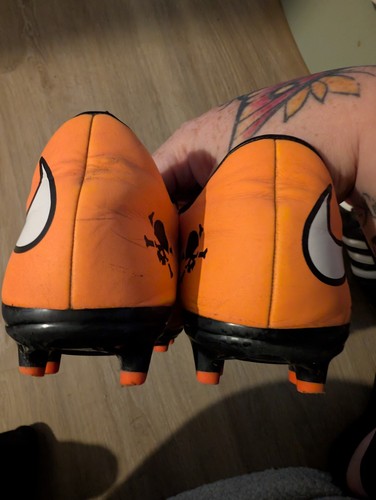 Nike Hypervenom Phelon FG Hyper Crimson/White/Atomic Orange/Black Size 6.5 Uk - Picture 7 of 7