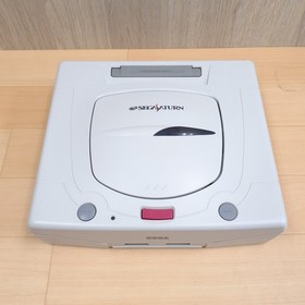Sega Saturn Console Japan White bundle with ２ controllers &5 Games tested NTSC-J