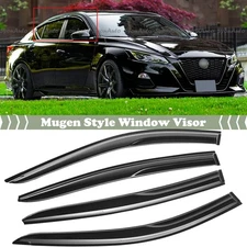 FOR 2019-2024 NISSAN ALTIMA 3D JDM MUGEN STYLE WINDOW VISOR RAIN GUARD DEFLECTOR