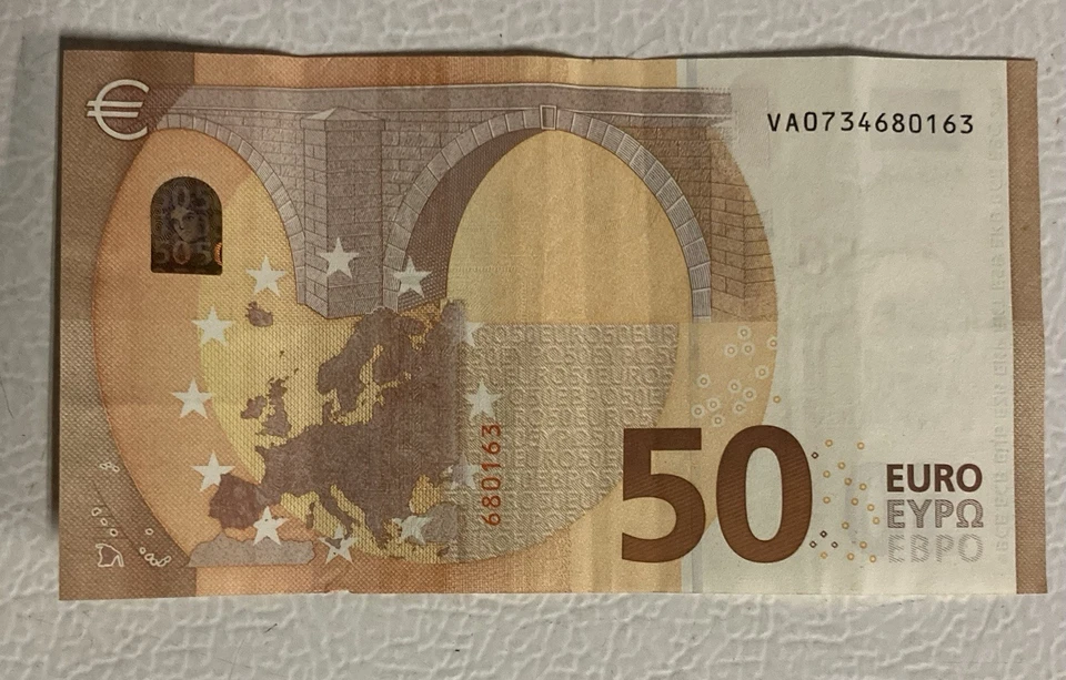 Billete de 50 euros (50 euros) 2017 $$ - Envío gratuito Foto 2 de 2