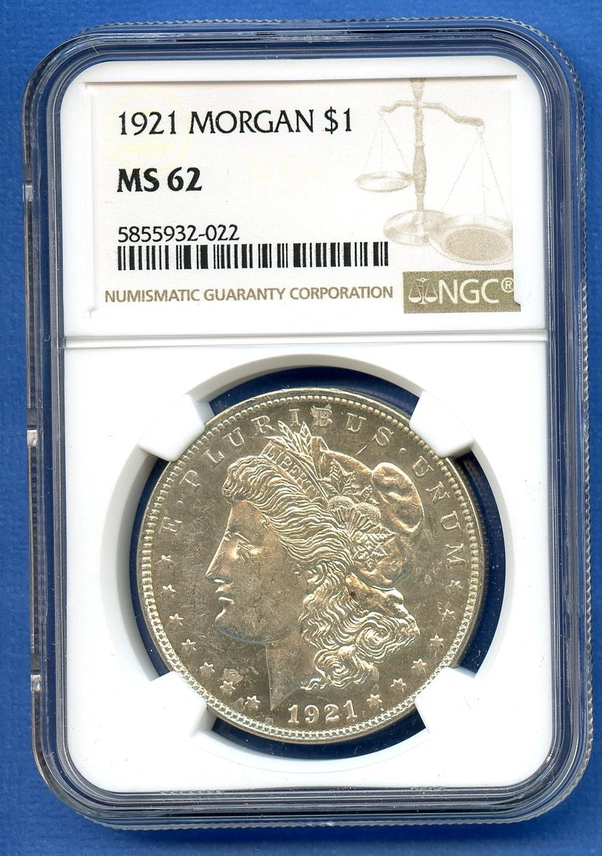 MS 62 Graded 1921 Year Morgan US Dollars (1878-1921) for sale | eBay