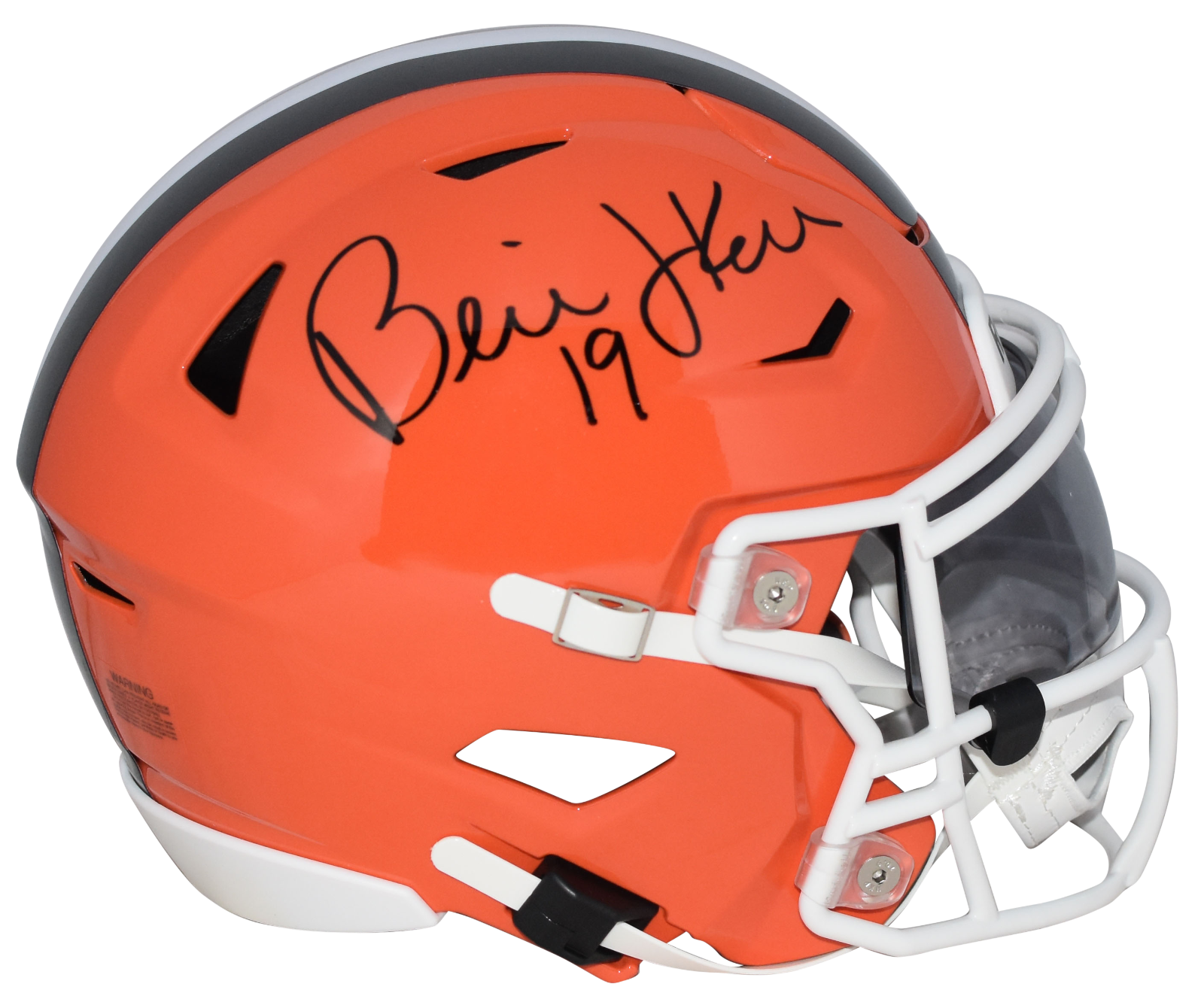 Bernie Kosar Autographed Signed Cleveland Browns SPEEDFLEX MIDI HELMET BECKETT 