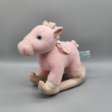 Vintage Russ Baby Pink Pony Rocking Horse Plush Gallop READ Stuffed Toy HTF