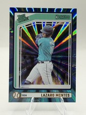 2024 Panini Donruss - Rated Prospects Lazaro Montes #143 Carolina Blue Laser...