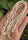 14k Gold double strand Rice pearl 17"  Necklace Vintage Estate Jewelry — photo 1