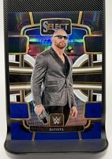 Batista 2024 Panini Select WWE Black & Blue Prizm #29 040/399,  Drax