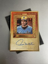 Paul Molitor Gold Framed Auto 17/50 Brewers - 2025 Topps Gilded Collection