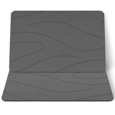 Liyarya Stone Bath Mat 2 Pack Diatomaceous Earth Bath Mat Stone Shower Mat For