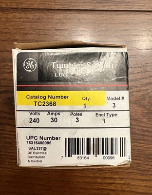 #ad TC2368 GE Tumbler Switch $57.99