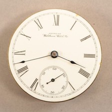 Waltham 18 Size 11 Jewel Pocket Watch Movement 1883M - FH517