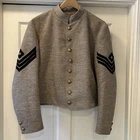 Reproduction Civil War Confederate Jean Cloth Jacket and Waistcoat Size 42