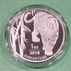 2018 Republic of Korea "Korean Tiger" Proof-Like 1 oz .999 Fine Silver coin