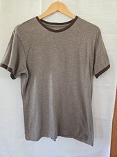 Men's Banana Republic PFitted Crew Tee Brown T-Shirt Medium exc. cond.