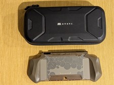 Mumba Black Carrying Case Travel Carry Bag Brown Grip Case For Nintendo Switch