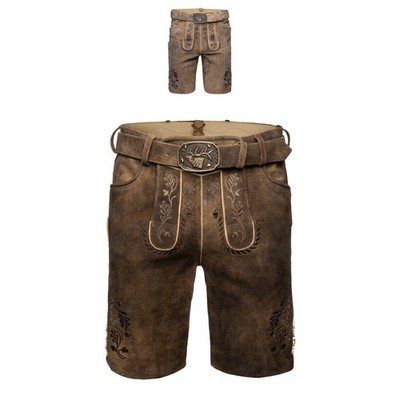 Spieth & Wensky Gernot Lederhose mit Gürtel Herren Trachtenlederhose