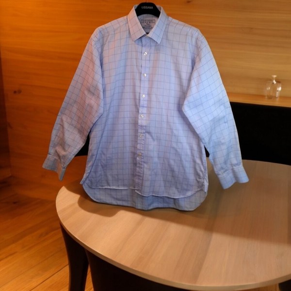 Men Charles Tyrwhitt Shirt Blue Cotton 42 / XL / #16MQ