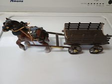 Draft Horse And Wagon Hong Kong Pat Pending Plastic