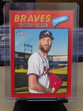 2026 Topps Heritage Chris Sale Red Parallel BRAVES 278