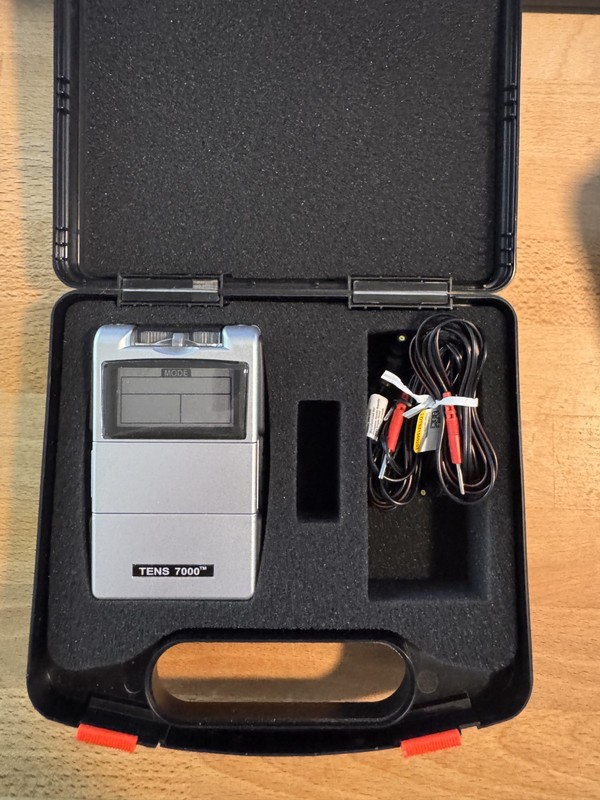 TENS 7000 Digital TENS Unit with Accessories - Muscle Stimulator Machine New
