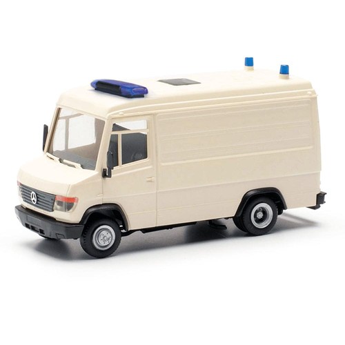 Mercedes Benz vario, véhicule de secours MINIKIT, Blanc - Herpa 013949 - HO 1/87 | Condition: Neuf