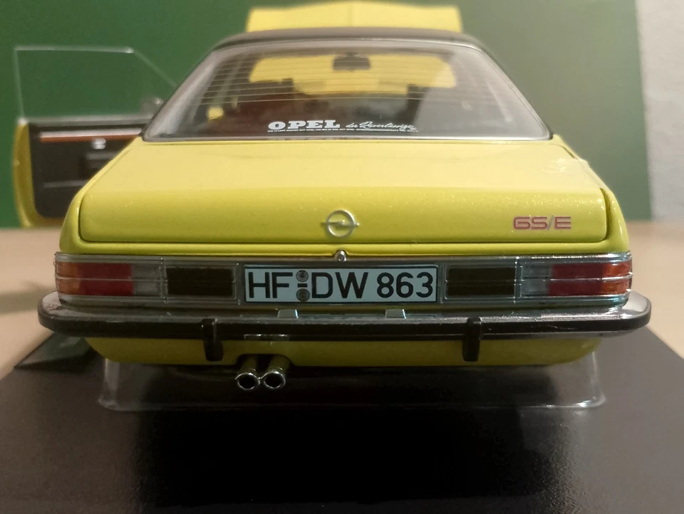 1:18 OPEL Commodore B  GS/E Coupe Bj. 1975 * Farbe: Gelb * LIMITED EDITION * NEU - Bild 4 von 4