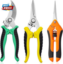 Garden Pruning Shears 3 Pack Gardening Shears Garden Scissors Stainless Steel Pl