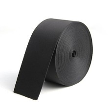 KINMINGZHU 2 Inch Wide 10 Yards Black Nylon Webbing Strap  Polypropylene Heavy