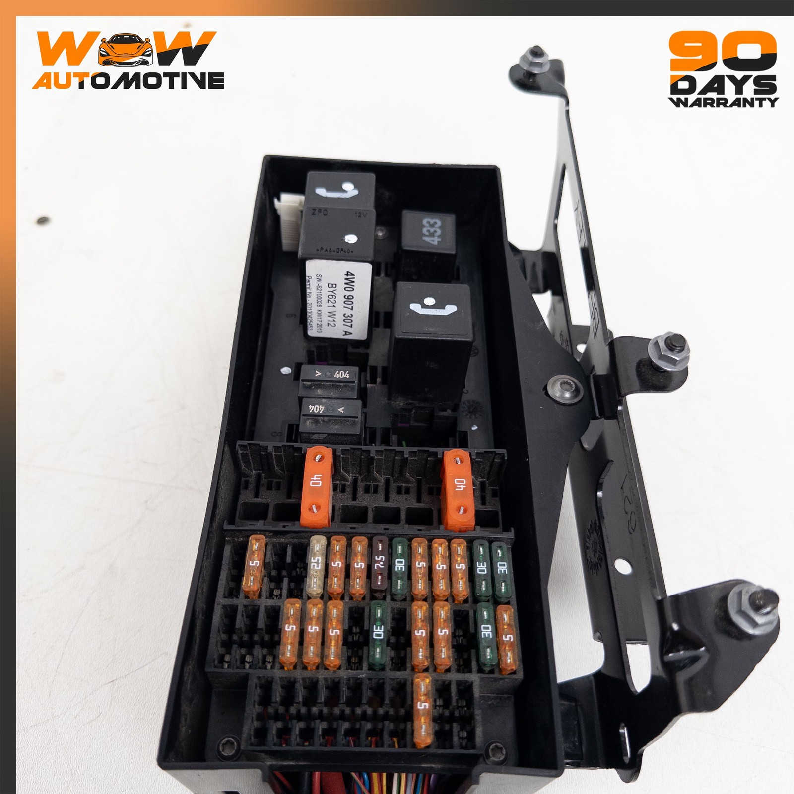 04-19 BENTLEY FLYING SPUR GTC GT REAR TRUNK RELAY FUSE BOX MODULE ASSEMBLY OEM