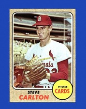 1968 Topps Set-Break #408 Steve Carlton VG-VGEX *GMCARDS*