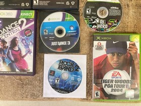 Lot of 10 Games Bundle Nintendo DS Wii Mickey Dance Rock Bock DJ HERO PS2 XBOX
