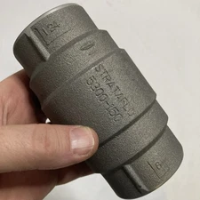 Strataflo No. 5300 1-1/2" Check Valve with Rubber Poppet- NEW