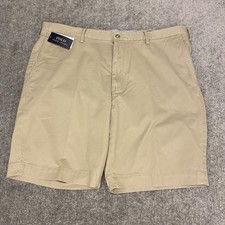 Polo Ralph Lauren Shorts Mens 42T Tan Chino Stretch Classic Fit 10  TALL NEW 98