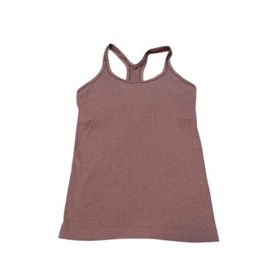 Lululemon Ebb To Street Tank  Light Support For B/C Cup Pink Taupe Size 6