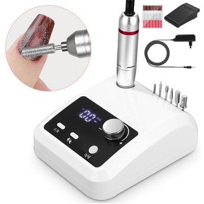 Elektrische Nagelfräser 45000 U/min Nagelfeile Maniküre Profi Pediküre Set Bits-