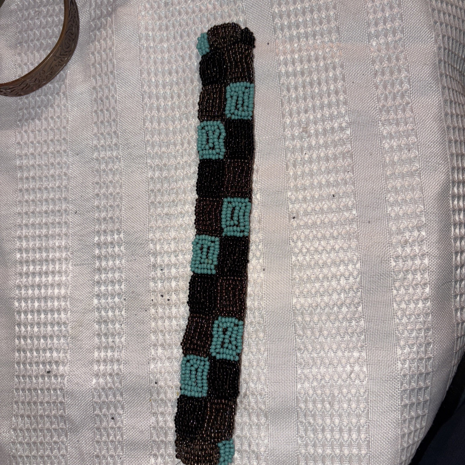 Plunder Multi-Strand Cuff Beaded Bracelet Braids,… - image 1