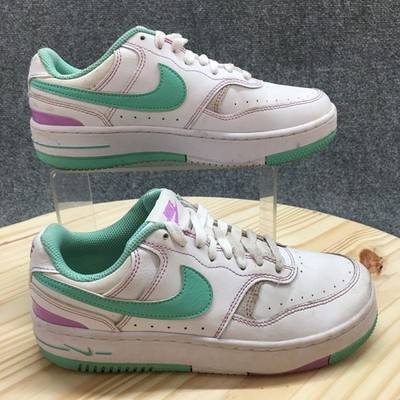 Nike Shoes Womens 6 Gamma Force Casual Sneakers White Leather Low Top FN7109-100