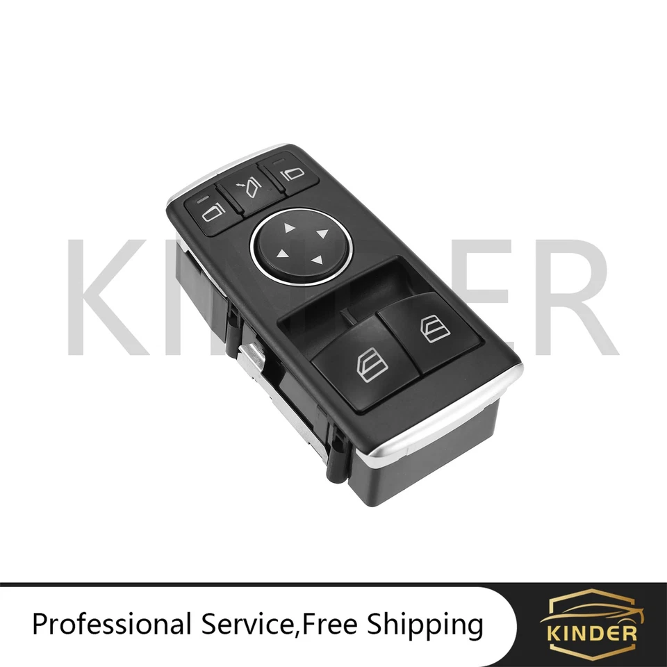 Interruptor de ventana eléctrica del conductor 1729056900 para Mercedes-Benz SL400 SL450 SL550 R231 Foto 2 de 4