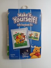 Disney Winnie The Pooh Fabric Panel Storybook Kit 2006 You Sew 7"x9"