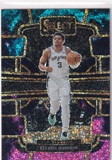 2023-24 Panini Select NBA NBA No. 61 Keldon Johnson Cosmic Case Hit SSP Prizm