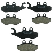 KIT PASTIGLIE FRENO 2 ANTERIORI+POSTERIORI X PIAGGIO X10 4T 4V IE 500 2012-2015