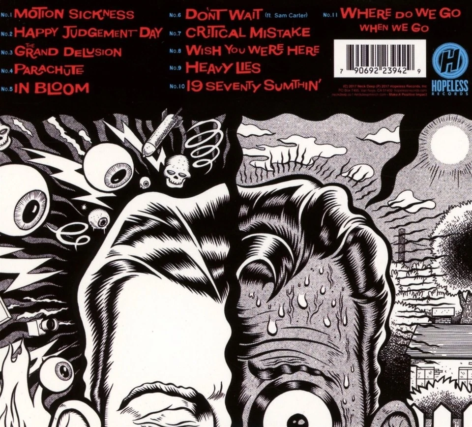 NECK DEEP = The Peace And The Panic = CD ALBUM = POP PUNK ALTERNTIVE ROCK - Bild 2 von 2