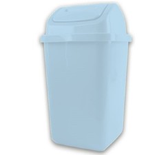 Pastel Plastic Swing Top Waste Bin Dust Rubbish Home Kitchen Office Bathroom New